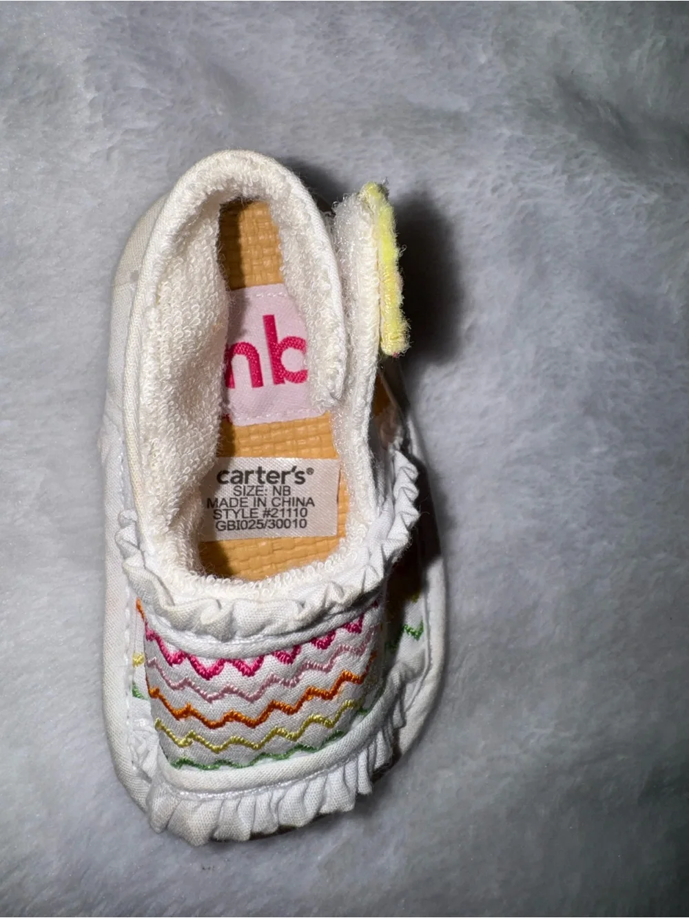 Baby size newborn shoes